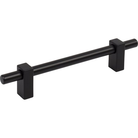 Jeffrey Alexander 128 Mm Center-To-Center Matte Black Larkin Cabinet Bar Pull 478-128MB